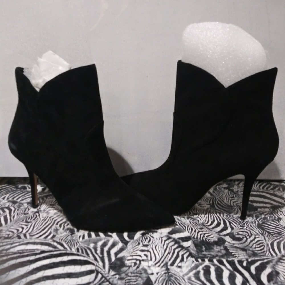 Suede ankle boots